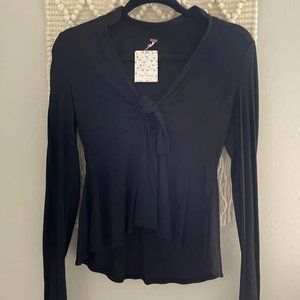FREE PEOPLE knotted top